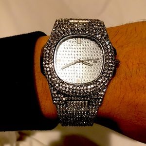 Iced out Hip Hop Watch